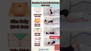 exercises to lose belly fat home#shorts  #reducebodyfat #bellyfatloss #yoga