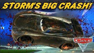 Disney Pixar Cars 3 | Jackson Storm's Big Crash