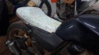 HONDA CB 400.  Делаю сидение с нуля. Поролон. Making a seat from scratch. Foam rubber.