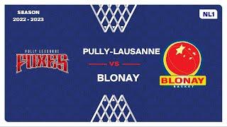 NL1 Men  - Day 8: PULLY-LAUSANNE vs. BLONAY