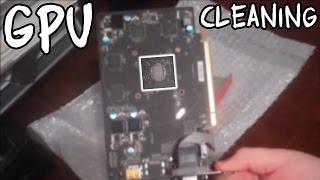 Cleaning an AMD Radeon HD 7750 video card