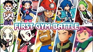 Evolution of First Gym Leader Battles in Pokémon Games (1996 - 2019)