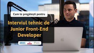 Interviul tehnic de ‍ Junior Front-End Developer? | Amdaris România | #Livestream 1 #ITSchool