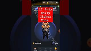 17 july hamster daily cipher code | today's  hamster Kombat daily morse code 17 july