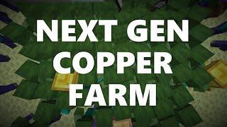 Minecraft Elegance: Next Generation Copper Farm (Java 1.17+)