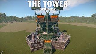 THE BEST TOWER BASE IN RUST with BUNKER | SOLO/DUO