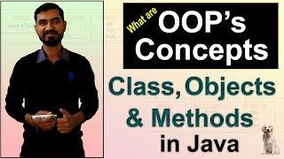 Java OOPs Concepts  - Classes, Objects and Methods in Java (Hindi)