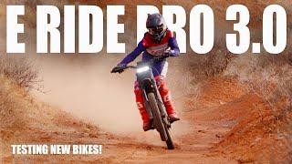 Riding NEW Pre-Production Electric Bikes! E Ride Pro SS 3.0