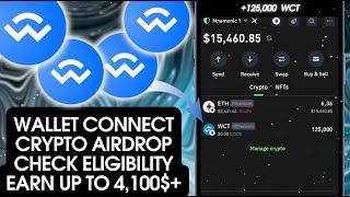 Started Wallet Connect Airdrop | Earn Up To 4,100$ WCT | Crypto Airdrop