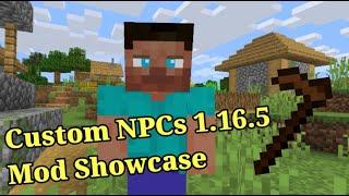 Minecraft | Custom NPCs 1.16.5 Mod (Showcase & Tutorial)