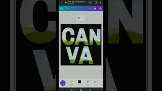 How to add images into text in Canva | Canva tips and tricks | Canva for beginners