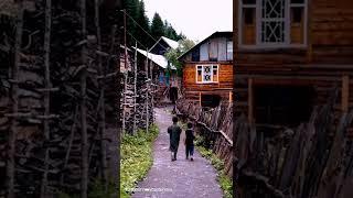 Somewhere in some village of Kashmir️ #ytshorts  #kashmir #village #nature  #mountains#aaokashmir