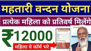 महतारी वन्दन योजना का फॉर्म ऐसे भरे| महिलाओं को रू 12000 मिलेंगे |Chhattisgarh Mahtari Vandan Yojana