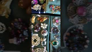 Antique Brooches and Vintage Brooches at Newark Antiques Fair