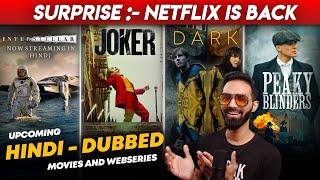 Interstellar Hindi Dubbed | Dark Hindi Dubbed | Peaky Blinders Hindi Dubbed | Joker In Hindi Netflix