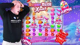 INSANE BIG WIN ON SUGAR RUSH XMAS WITH CASINODADDY 