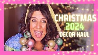 2024 CHRISTMAS DECOR HAUL | BUDGET FRIENDLY ITEMS | MICHAELS, WALMART, DOLLAR TREE | PINK NUTCRACKER