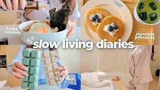 a slow & quiet day  fluffy pancakes, IKEA haul & evening reset