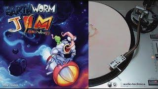 Earthworm Jim Anthology - vinyl LP collector face A (Black screen records)