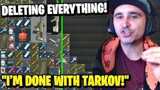 Summit1g DELETES EFT Stash & RAGE QUITS Tarkov After This...