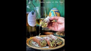 SICILIANI CREATIVI - Cannoli siciliani al pistacchio - Pistachio sicilian cannoli #shorts