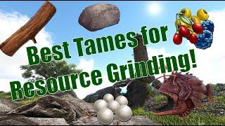 Ark Tutorial: Best tames for collecting resources!!