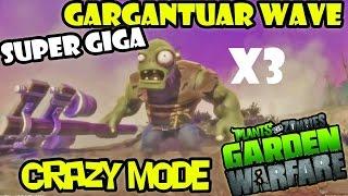 Plants vs Zombies Garden Warfare, Garden Ops, Crazy, Public Ice Pea, Power Chomper.