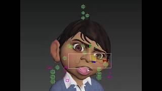 Stylized facial set up in 3ds Max