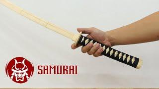 How to make the Katana sword using popsicle sticks