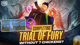 Easiest Trial of Fury Ever Completing without 7 Chicken Dinners? Bgmi - Pubg Mobile