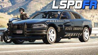 GTA 5 LSPDFR | Man Fleeing Wrecks Into Prison | Ghost Unit | Florida Highway Patrol | #lspdfr