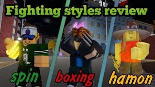 [YBA] Fighting Styles Review