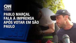 Pablo Marçal fala à imprensa após votar em São Paulo | CNN ELEIÇÕES