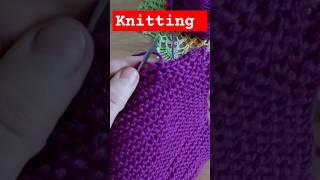 I'm knitting a headband