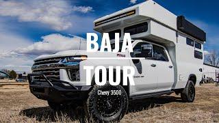 Custom Truck Camper (FULL TOUR) | Rossmönster Overland | Chevy 3500 8 ft bed | The Baja | 220
