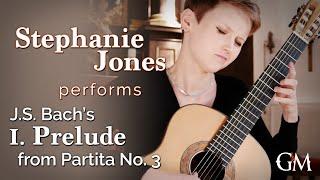 Stephanie Jones plays Bach's Partita No. 3, I. Prelude | Guitar by Masters