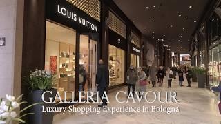 Galleria Cavour luxury shopping experience in Bologna, Italy