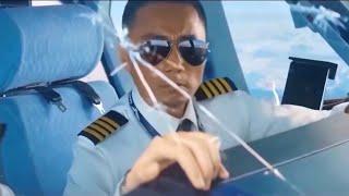 flight glass breaks on flying | Flight glass broken scene | Airplane window broken scene