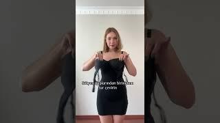 Ayrık veya sarkık göğüsler için sütyen hilesi ️ #shorts #shortsvideo