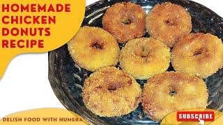 Chicken donuts  recipe | Make & freeze donuts  | Kids snacks | Chicken doughnuts | Lunchbox idea