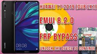 FRP REMOVE | Huawei Y7 2019 (DUB-LX1) EMUI 8.2.0 Google Lock Bypass | Unlock the Device to Continue