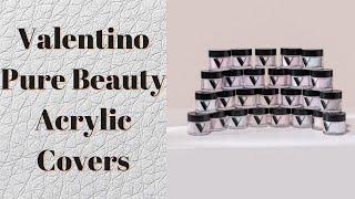 Swatches of V Beauty Pure Cover Acrylics