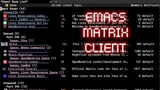 Emacs Matrix Client - Ement