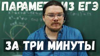  Реальный параметр из ЕГЭ за три минуты | ЕГЭ-2019. Задание 18. Математика. Профиль | Борис Трушин