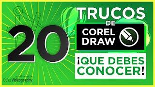  FUNCIONA! 20 TRUCOS que *DEBES SABER* de CorelDRAW (2021) ► DelcaVideography