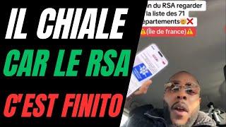 UNE CHANCE POUR LA FRANCE FAIT OUIN OUIN EN VIDÉO CAR LE RSA C'EST FINITO