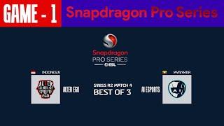 [GAME - 1] ALTER EGO vs AI ESPORTS | Snapdragon PRO SERIES