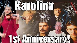 Karolina Protsenko - 1ST ANNIVERSARY SPECIAL! Voila + The Show Must Go On (Queen)  *REACTION!* 