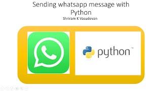 How to send WhatsApp message with python?