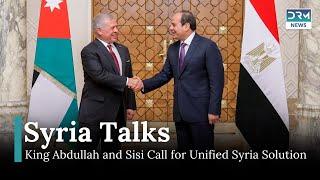 King Abdullah of Jordan Meets Egyptian President Sisi to Discuss Syria | AH11